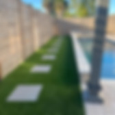 Artificial Grass Lawn With Pool Evergreen 73