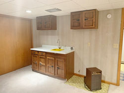 downstairs family room wet bar