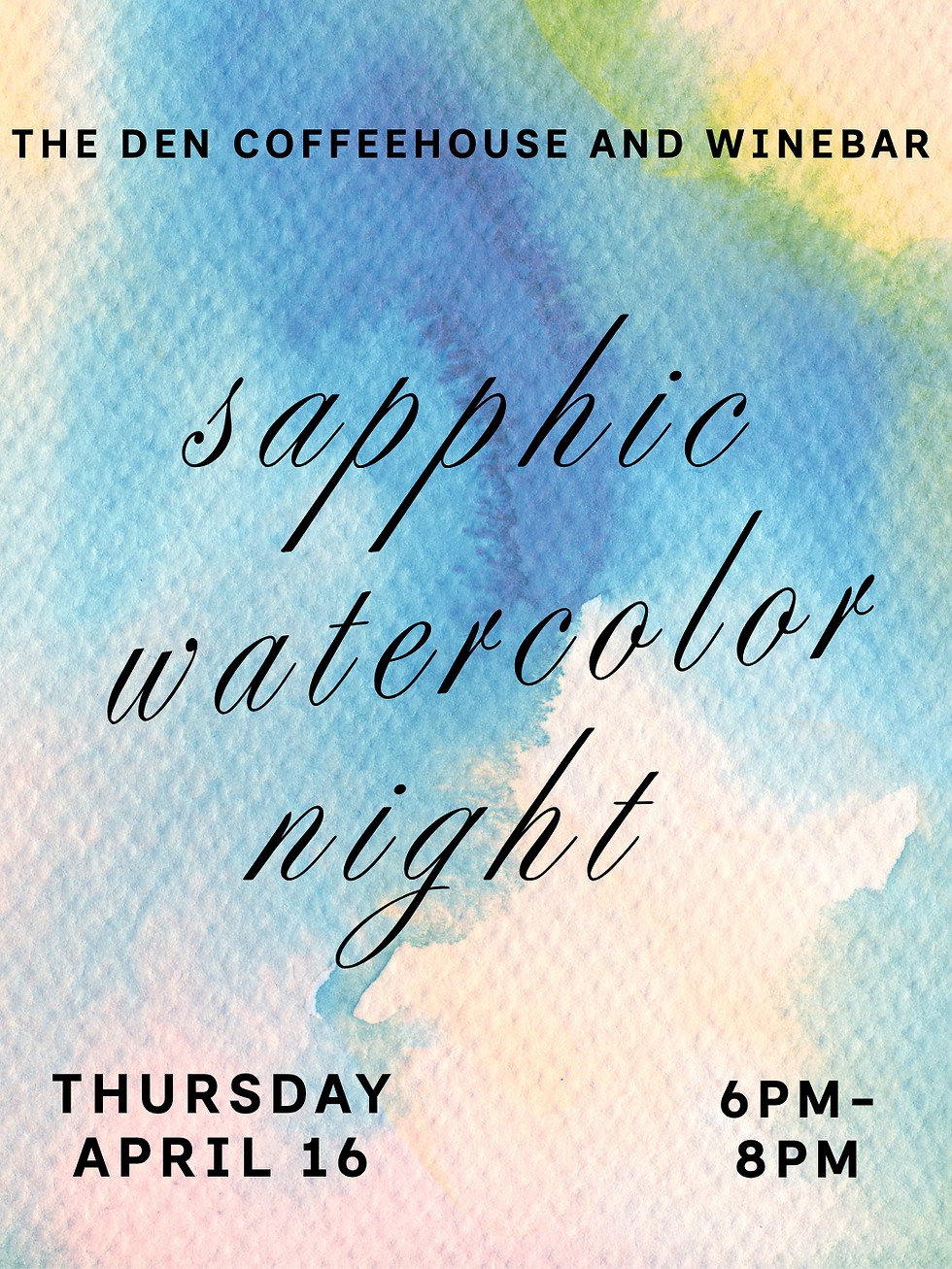 Sapphic Watercolor Night