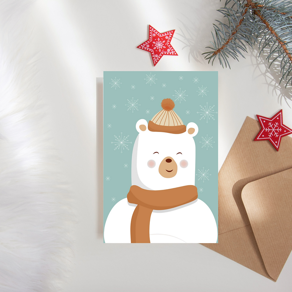 Thumbnail: Christmas Card Printable -Christmas Digital Download Printable Card - Merry Chri