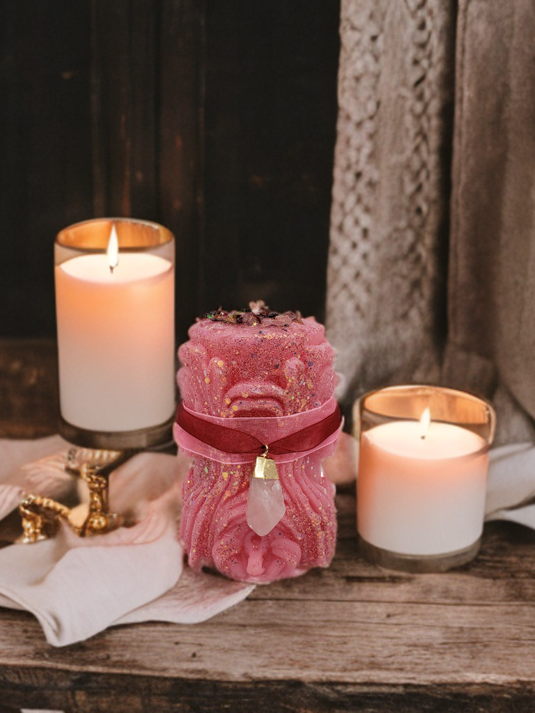 Carved Spell Candle