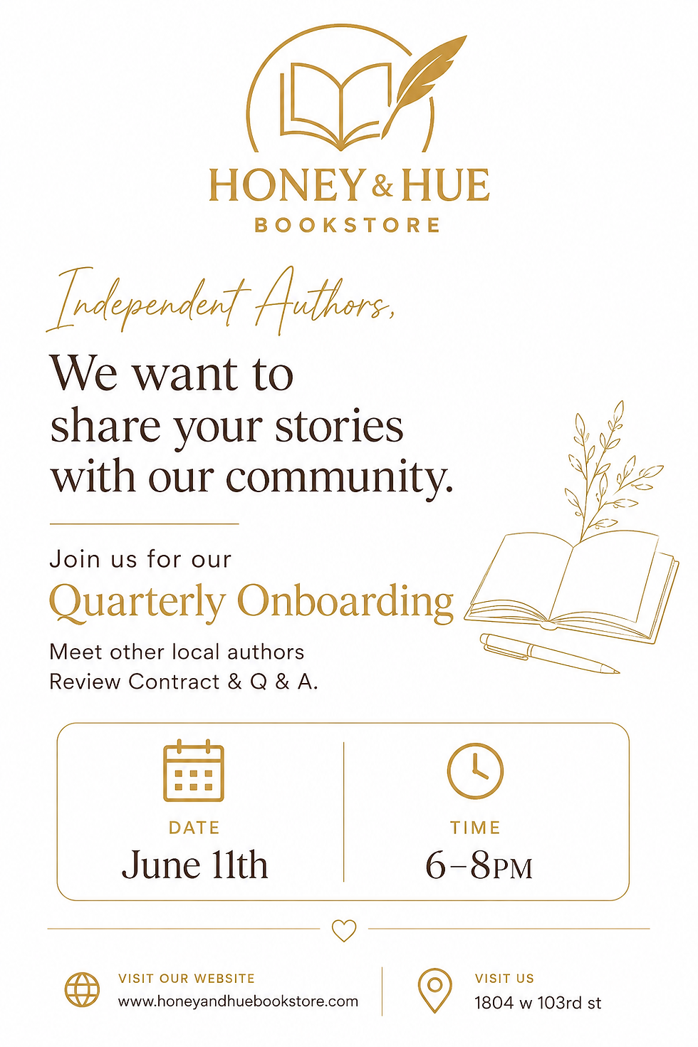 Indie Author Onboarding