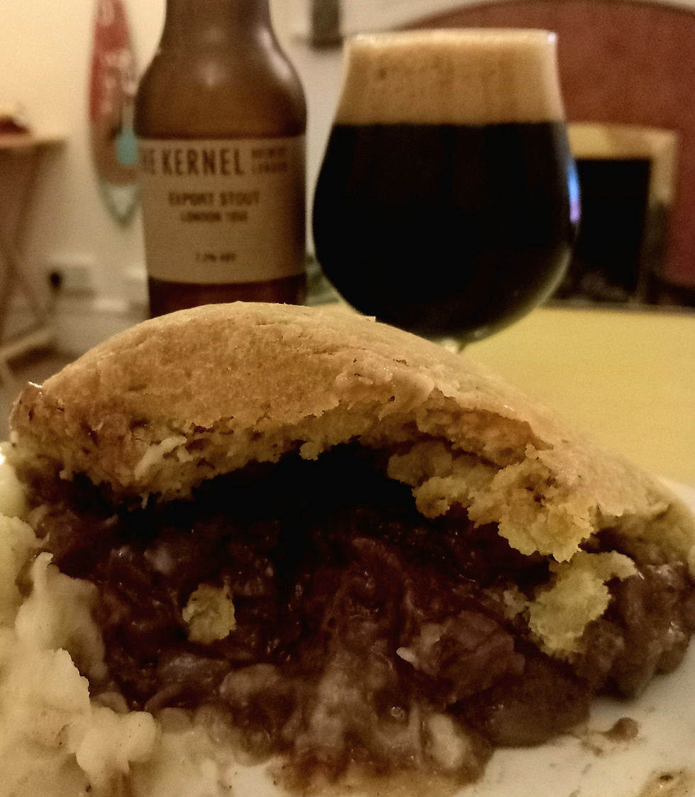 Classic schoolboy error! The camera lens appears to be suffering from, `Suet Steam!`