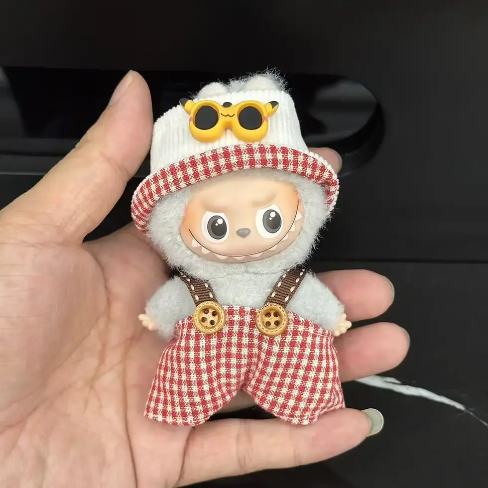 Thumbnail: Mini Labubu Clothes Dress & Pants Set for 10.5cm Labubu