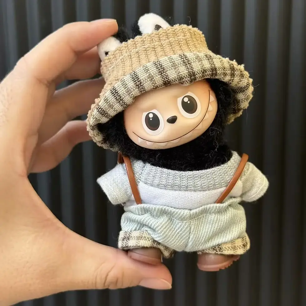 Thumbnail: Mini Labubu Clothes Dress & Pants Set for 10.5cm Labubu