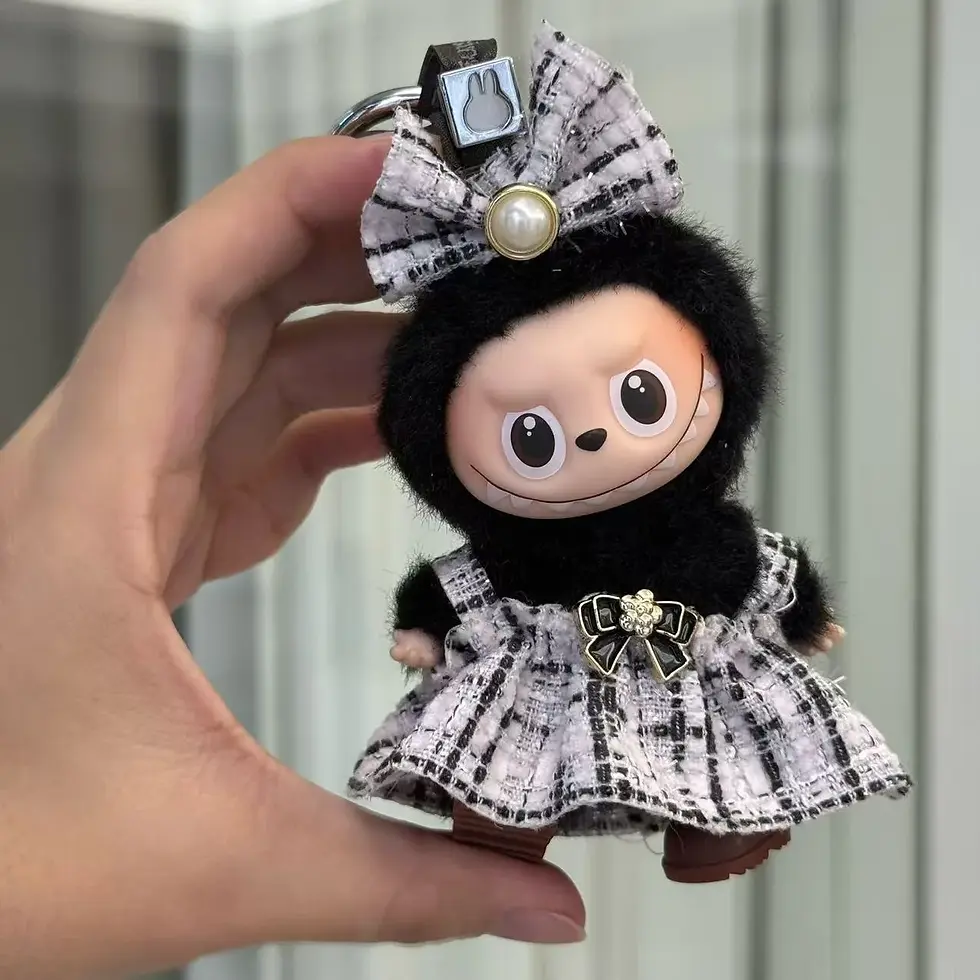 Thumbnail: Mini Labubu Clothes Dress & Pants Set for 10.5cm Labubu