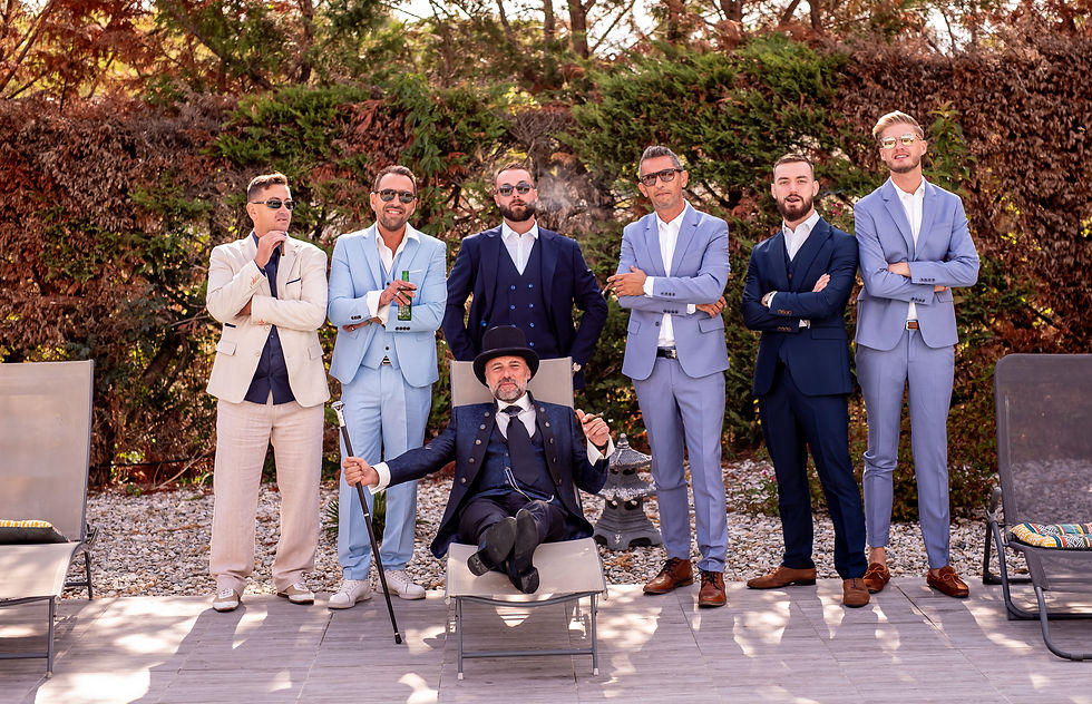 team témoins marié, garçons d'honneur, dandy mariage, mariage british, photographie de mariage, photographe mariage toulouse