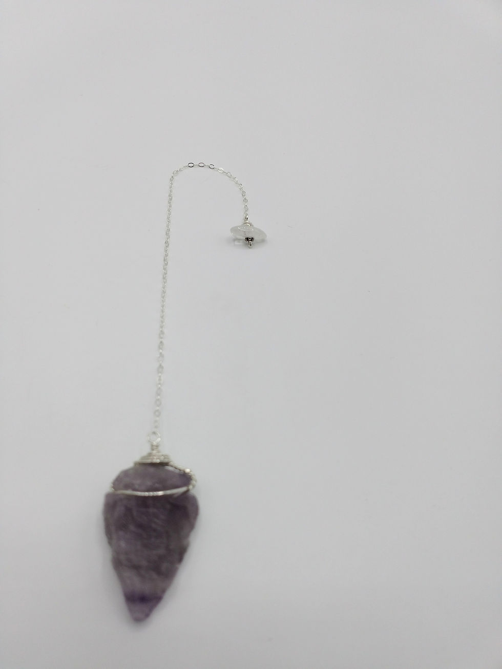 Thumbnail: Amethyst Arrowhead Pendulum