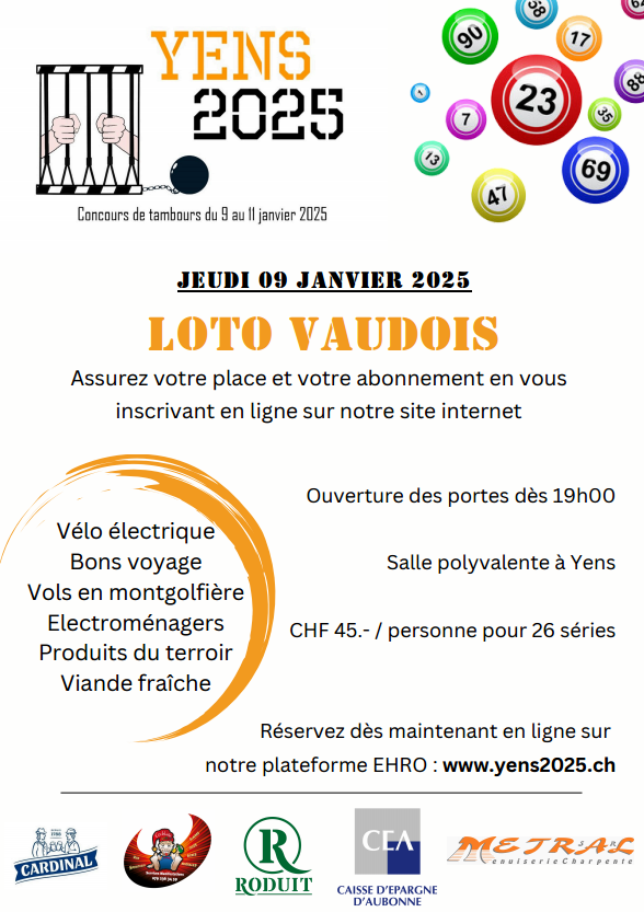 YENS 2025 - 26 séries (5 royales + 3 super-royale + 5 impériales)