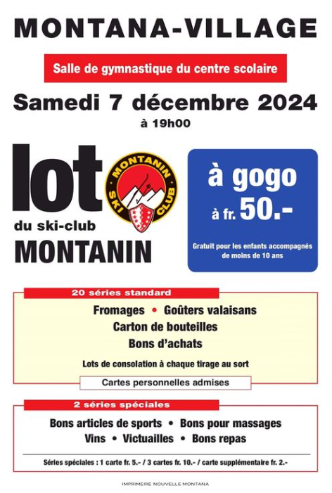 Ski-club de Montanin - 20 séries + 2 spéciales