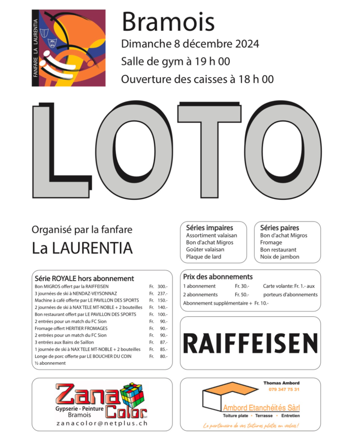 Fanfare La Laurentia + 22 séries + 1 royale