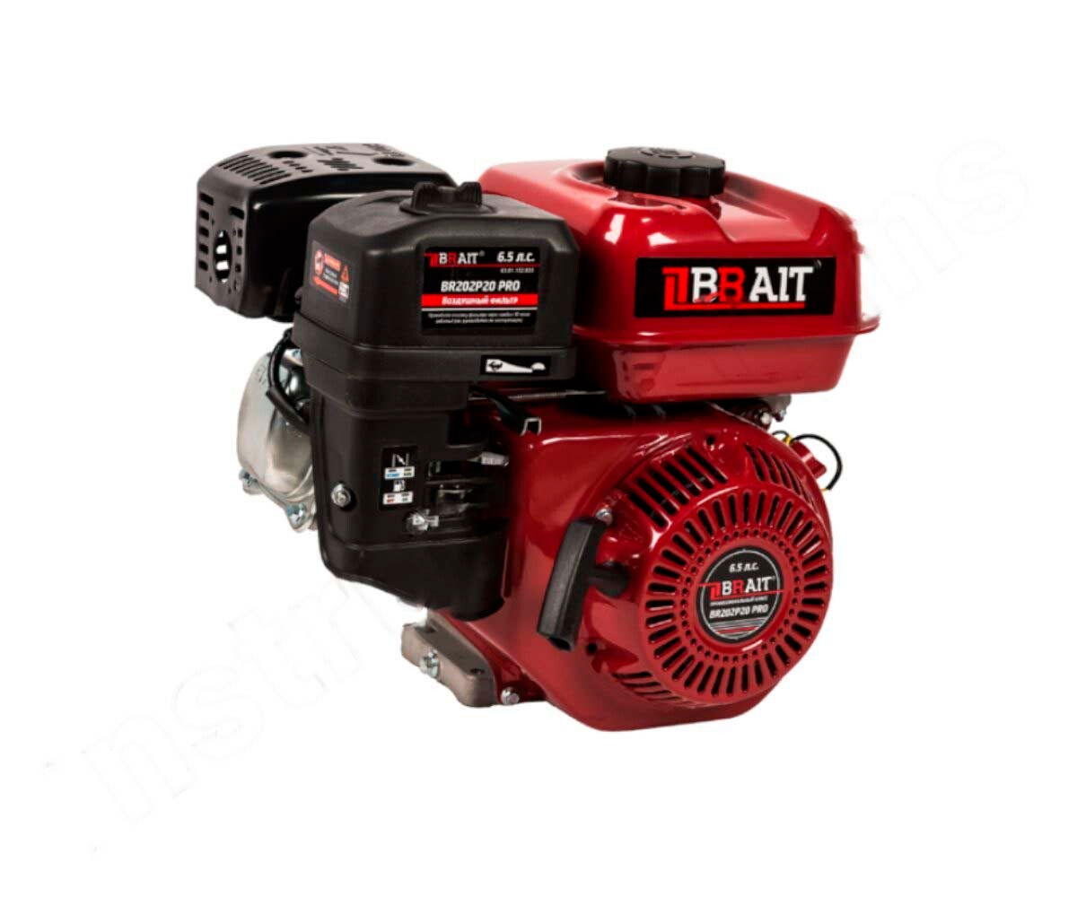 Двигатель 6,5 л.c. d=19мм. Brait BR202P19PRO
