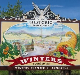 Welcome to Winters sign