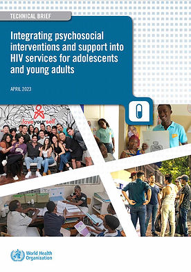 Integrating psychosocial interventions and support into HIV services for adolescents and young adults