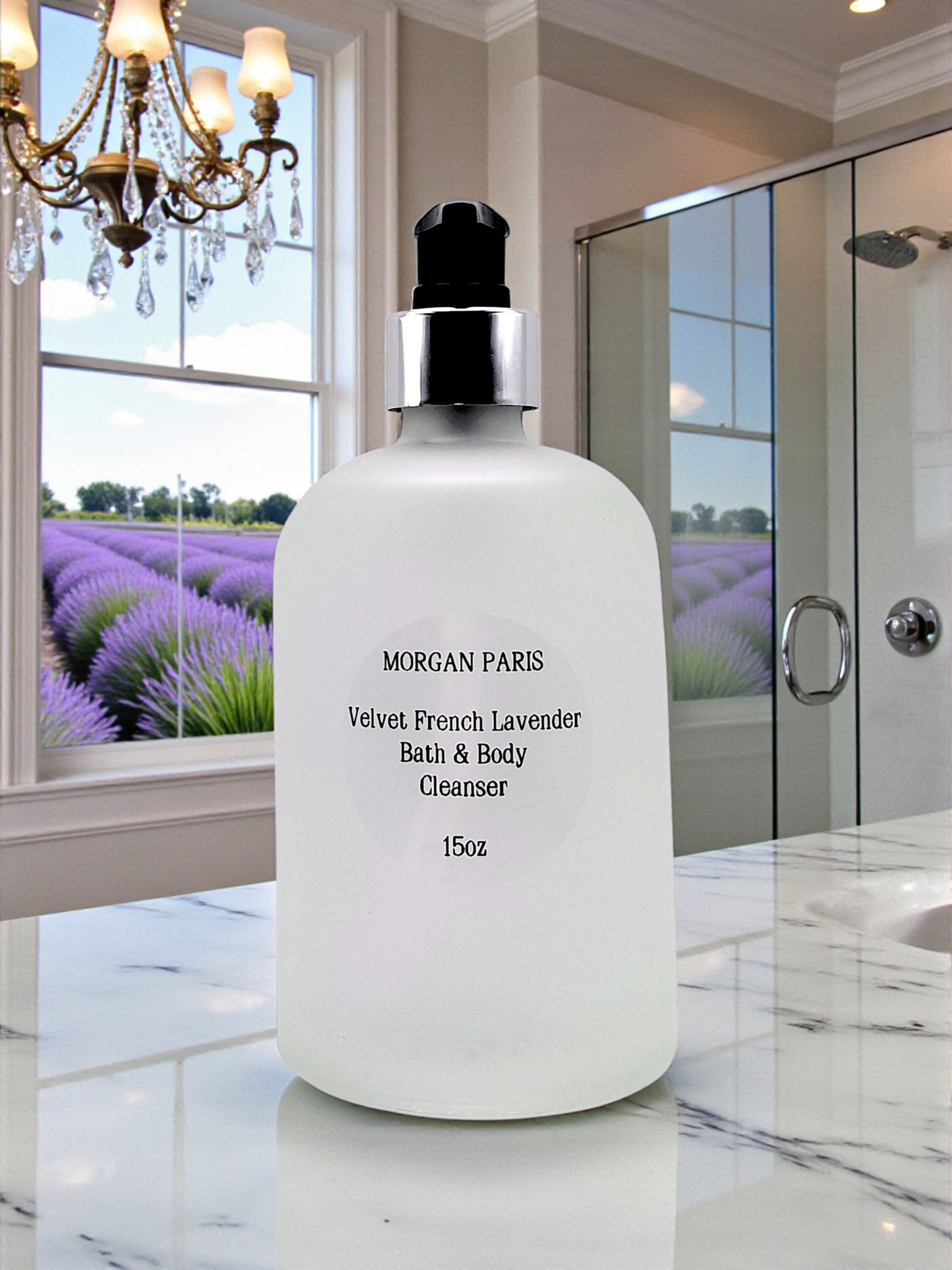 Velvet French Lavender Bath & Body Cleanser 15oz