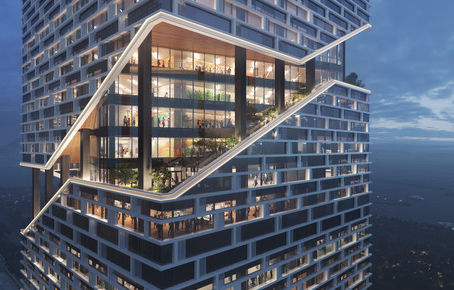 Спиральная штаб-квартира от NBBJ для VIVO - растущей китайской компании по производству смартфонов 