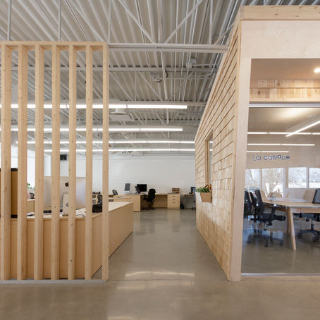 Les Éditions Passe-Temps Offices / Quinzhee Architecture