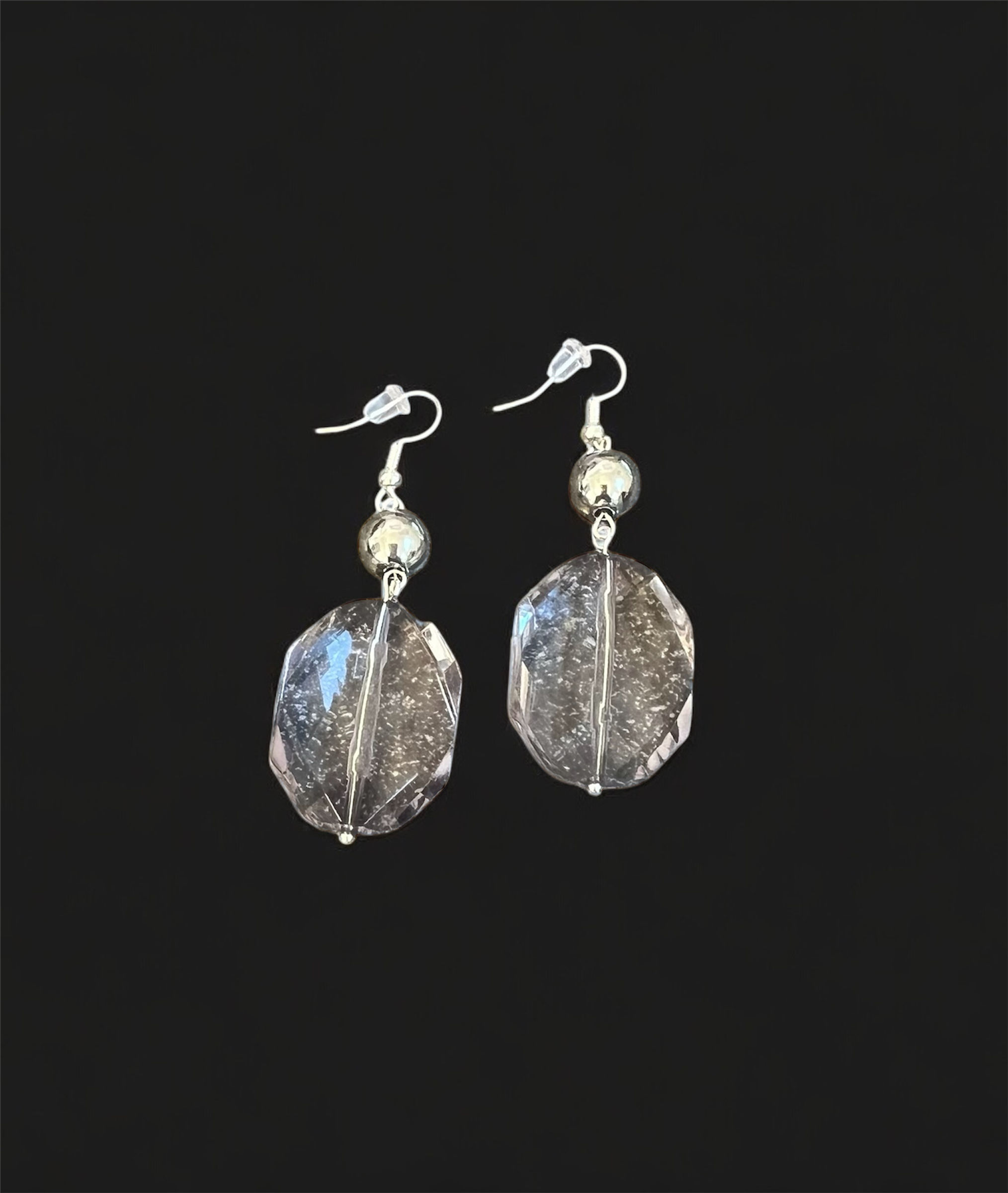 Captivating Crystal Clear Earrings 