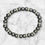 Thumbnail: Elegant Gray Glass Bracelet 