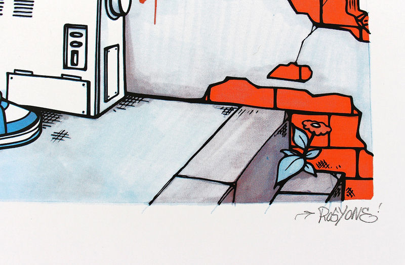 Miniaturbild: Poster Print - "Train Yard"