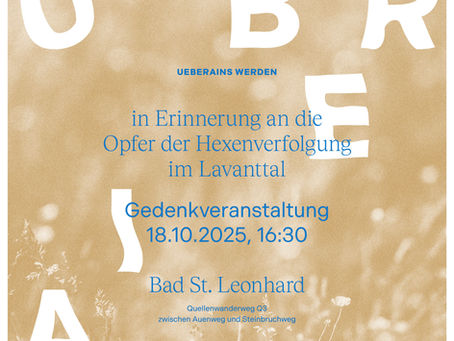 Gedenkveranstaltung für die Opfer der Hexenverfolgung im Lavanttal