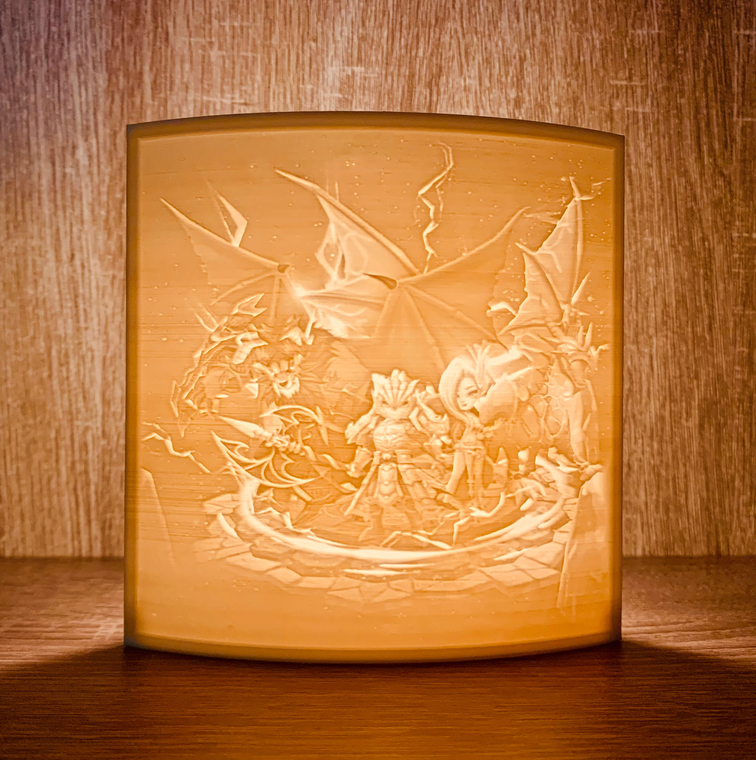 Summoners War als Lichtbild / Lithophane mit 3D-Effekt