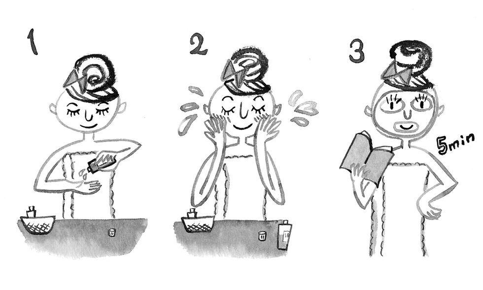 お肌のお手入れ