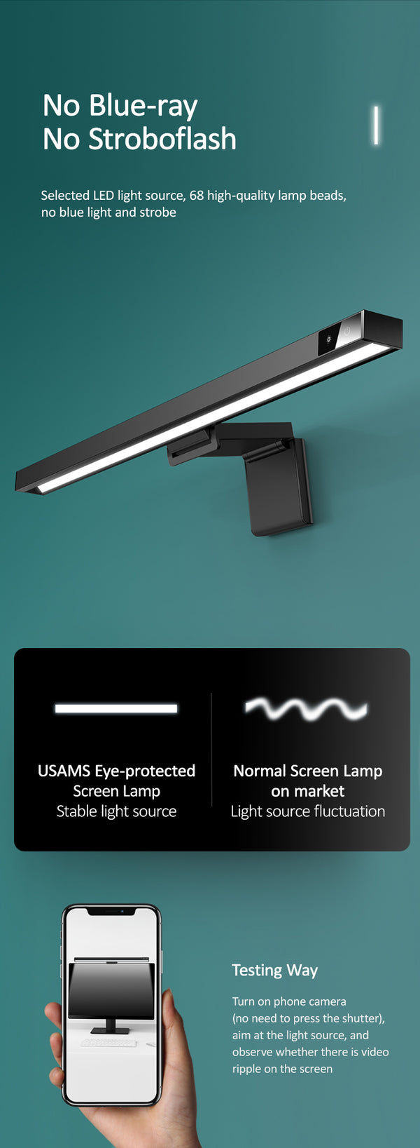 Thumbnail: USAMS US-ZB179 Computer Screen Lamp Usual Series