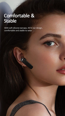 Thumbnail: USAMS Single Bluetooth Wireless Earphone US-BT001 BT1 Black