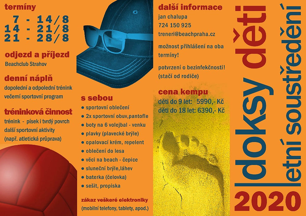 Soustředění Doksy 2020