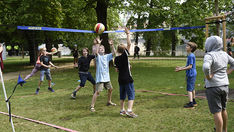 Nadace Pražské děti na dětském sportovním dni na Střeleckém ostrově