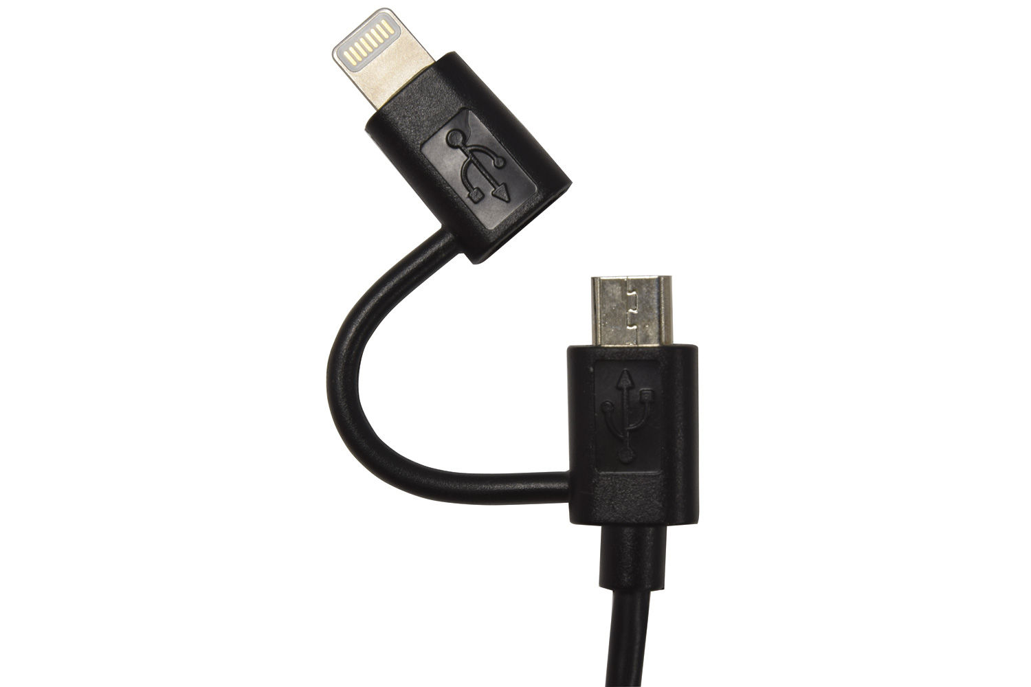 Apple MFi Certified 2-in-1 Lightning and Micro USB Cable 1.5m