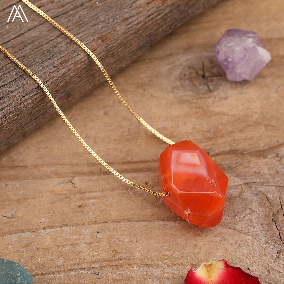 Thumbnail: Natural Pink Roses Quartz Purple Agates Stone Nugget Beads Gold Chains Necklace