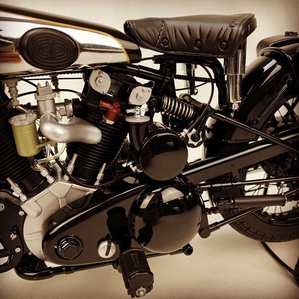 Thumbnail: Lawrence of Arabia - Brough Superior SS100 Scaled Motorcycle
