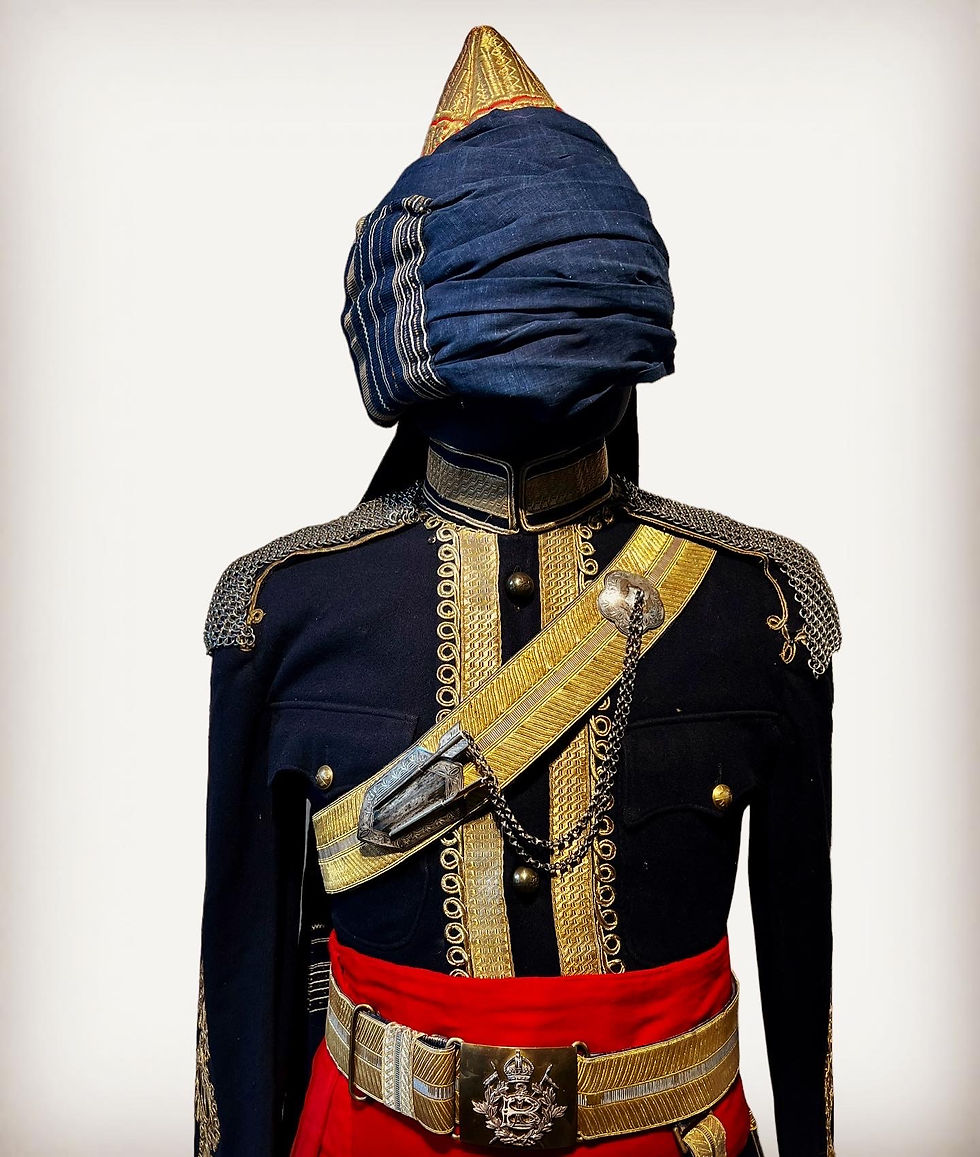 Thumbnail: Edwardian 2nd Bengal Lancers Gardners Horse Officers Uniform