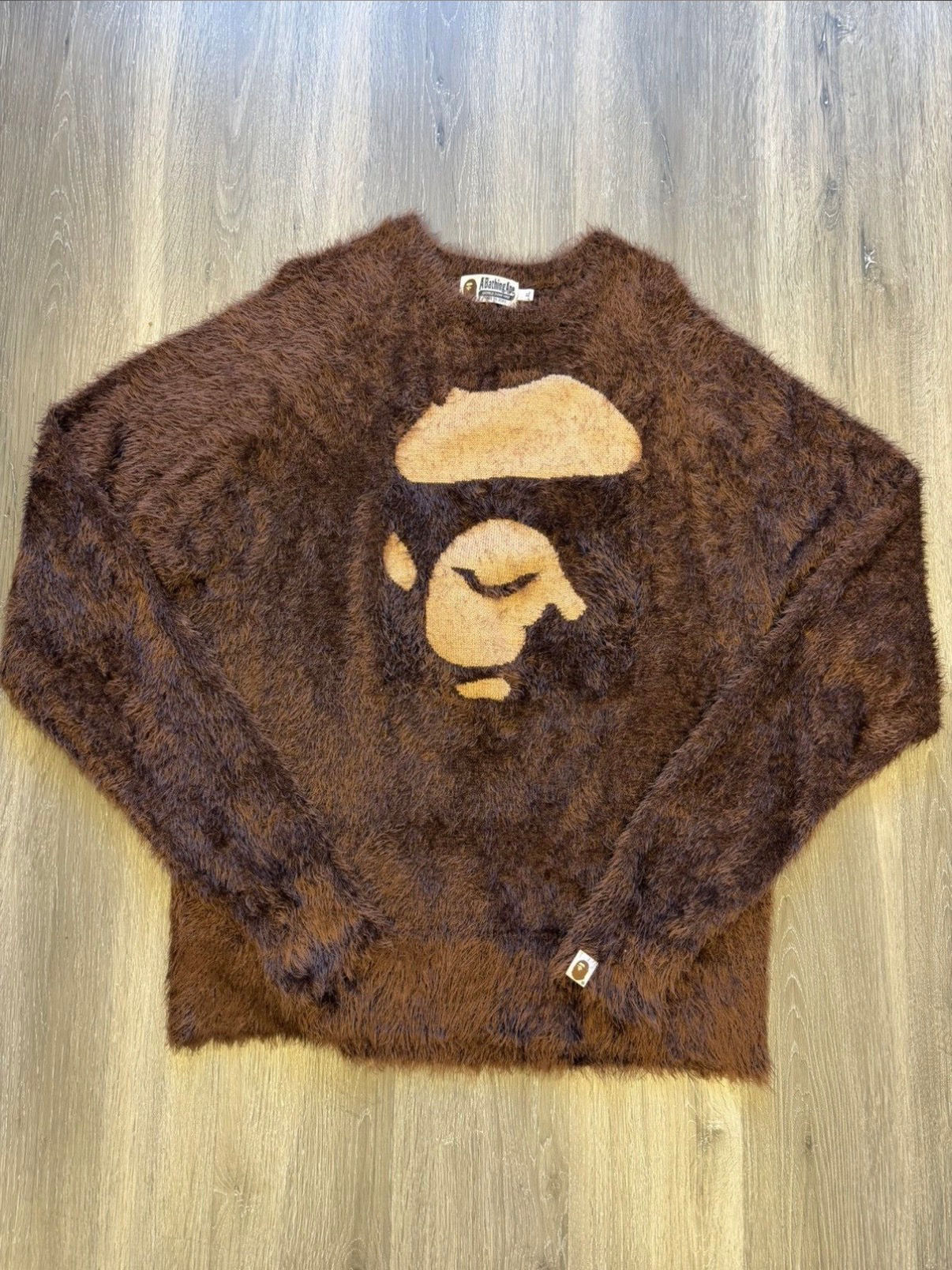 Bape Ape Face Knit Sweater 