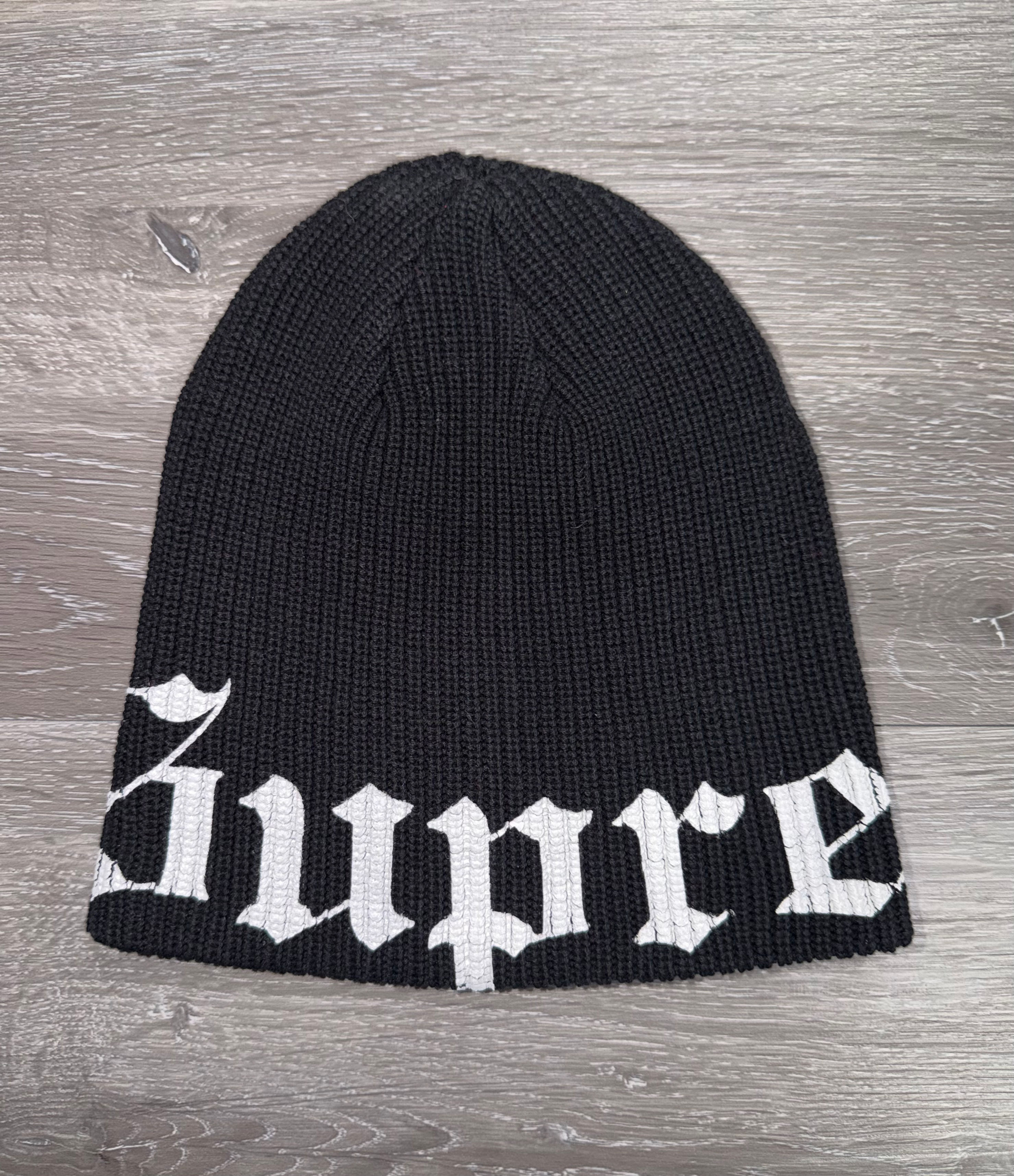 Supreme Old English Printed Beanie 