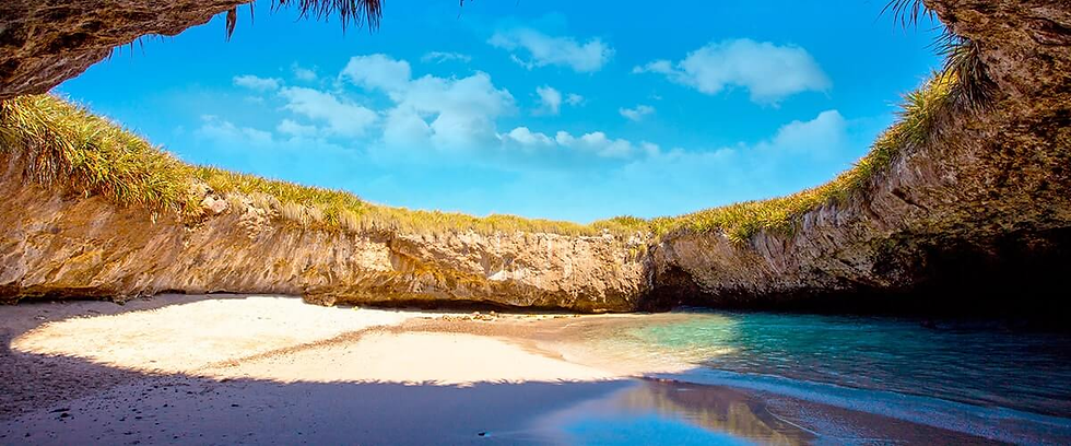 Marietas island inside view