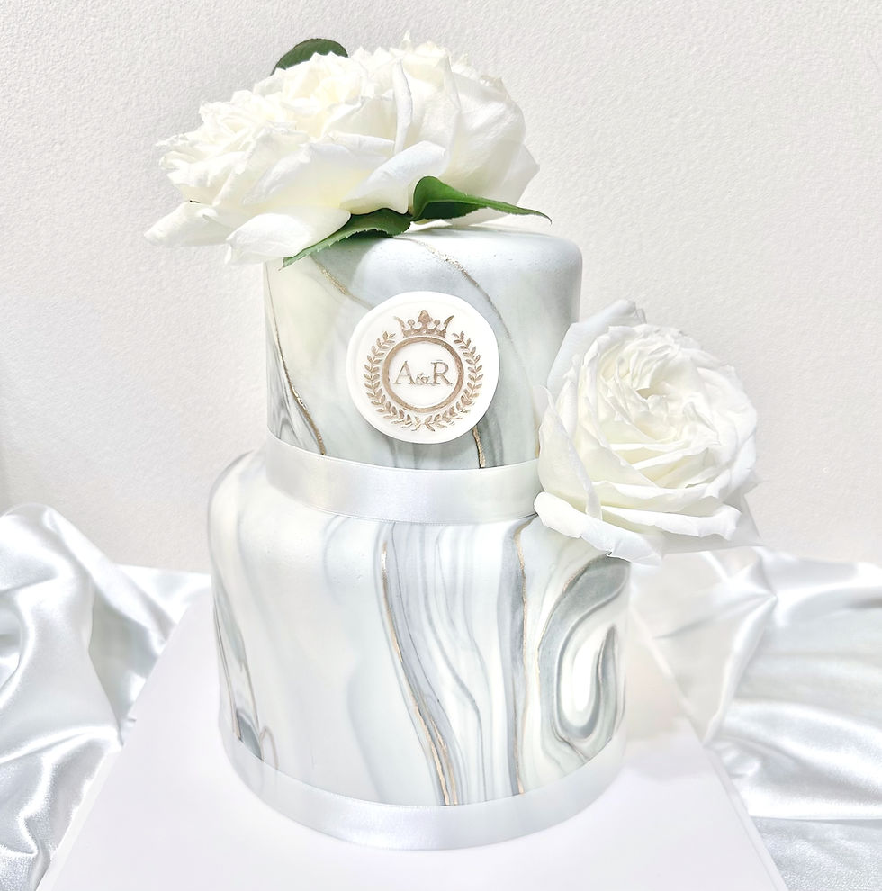 White Marble (2 - Tier)