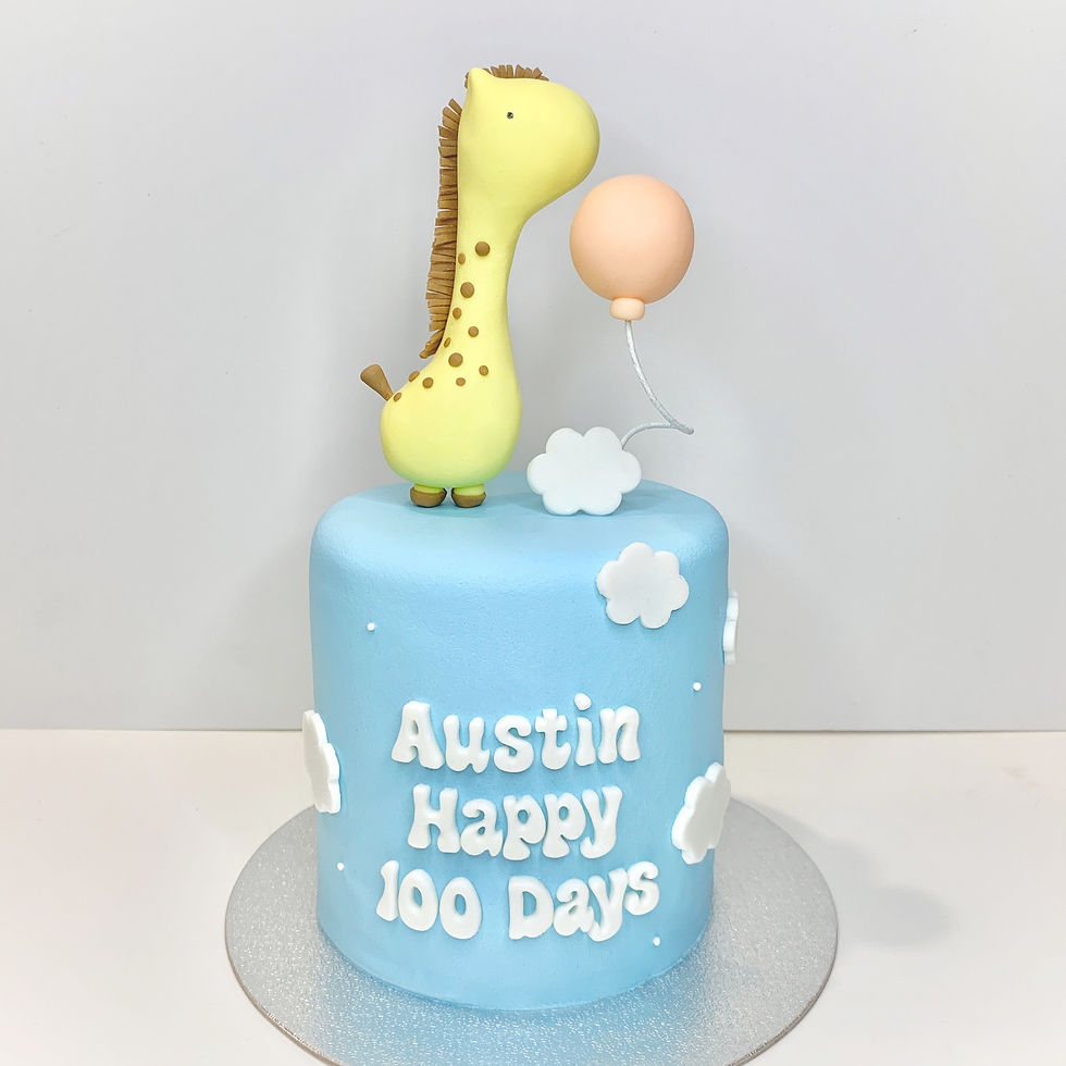 Baby's 100 Days - Chubby Giraffe