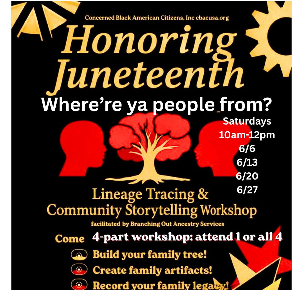Lineage Tracing & Community Storytelling Workshop