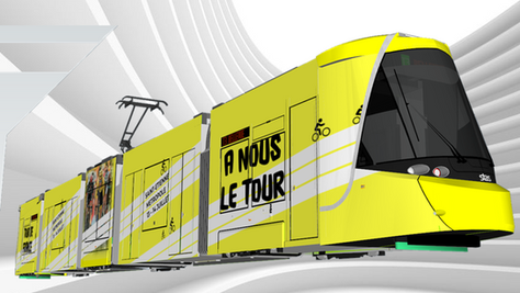 Rames CAF pelliculées #3: Rame du Tour de France