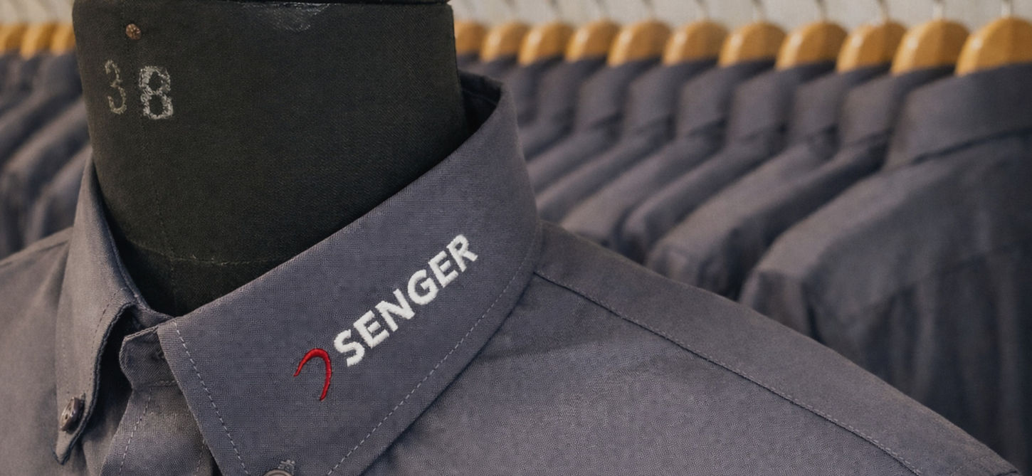 Kragenbestickung Autohaus Senger