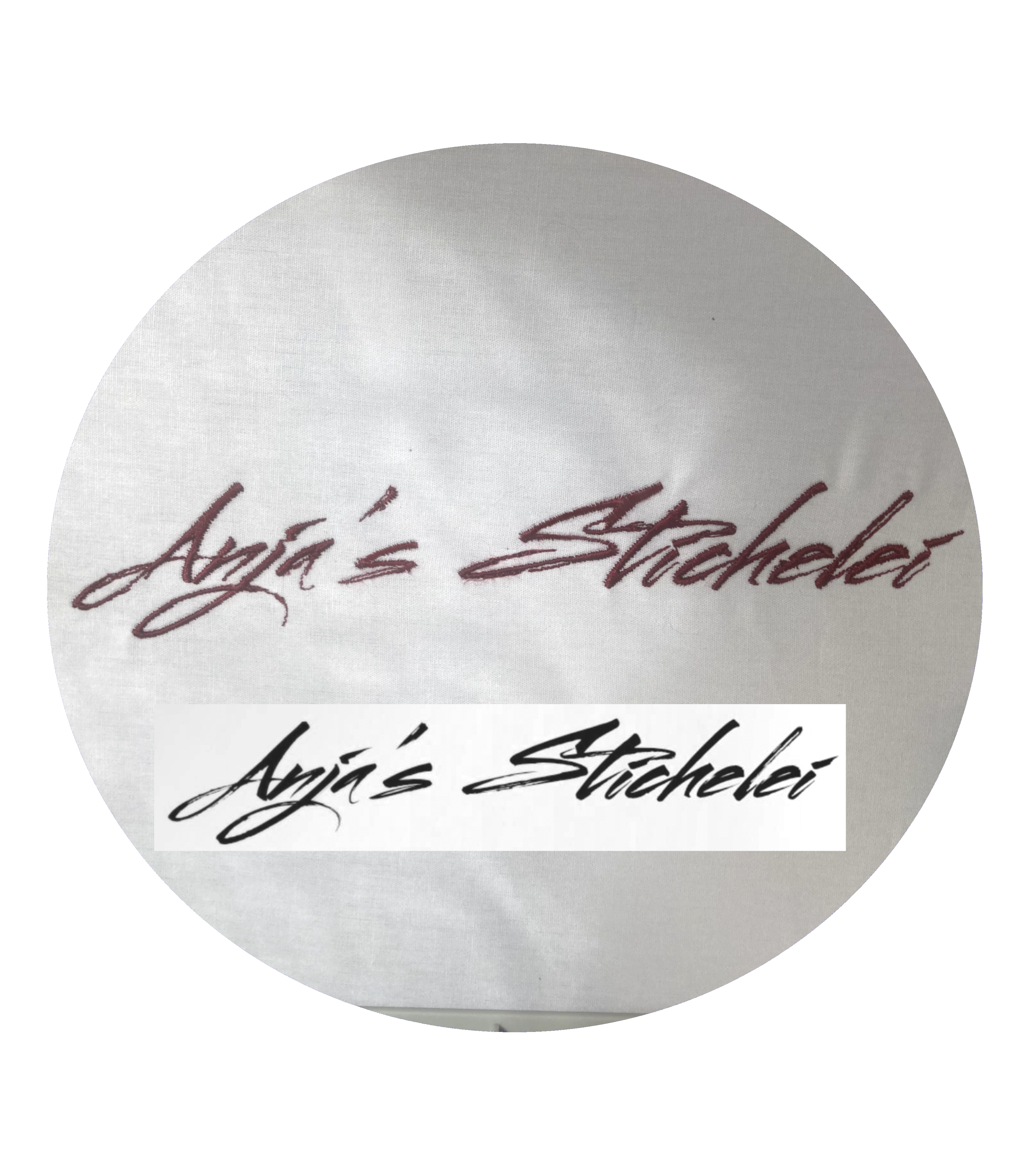 Bestickung Stickerei Logo