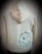Bestickter Hoodie mit Smiley