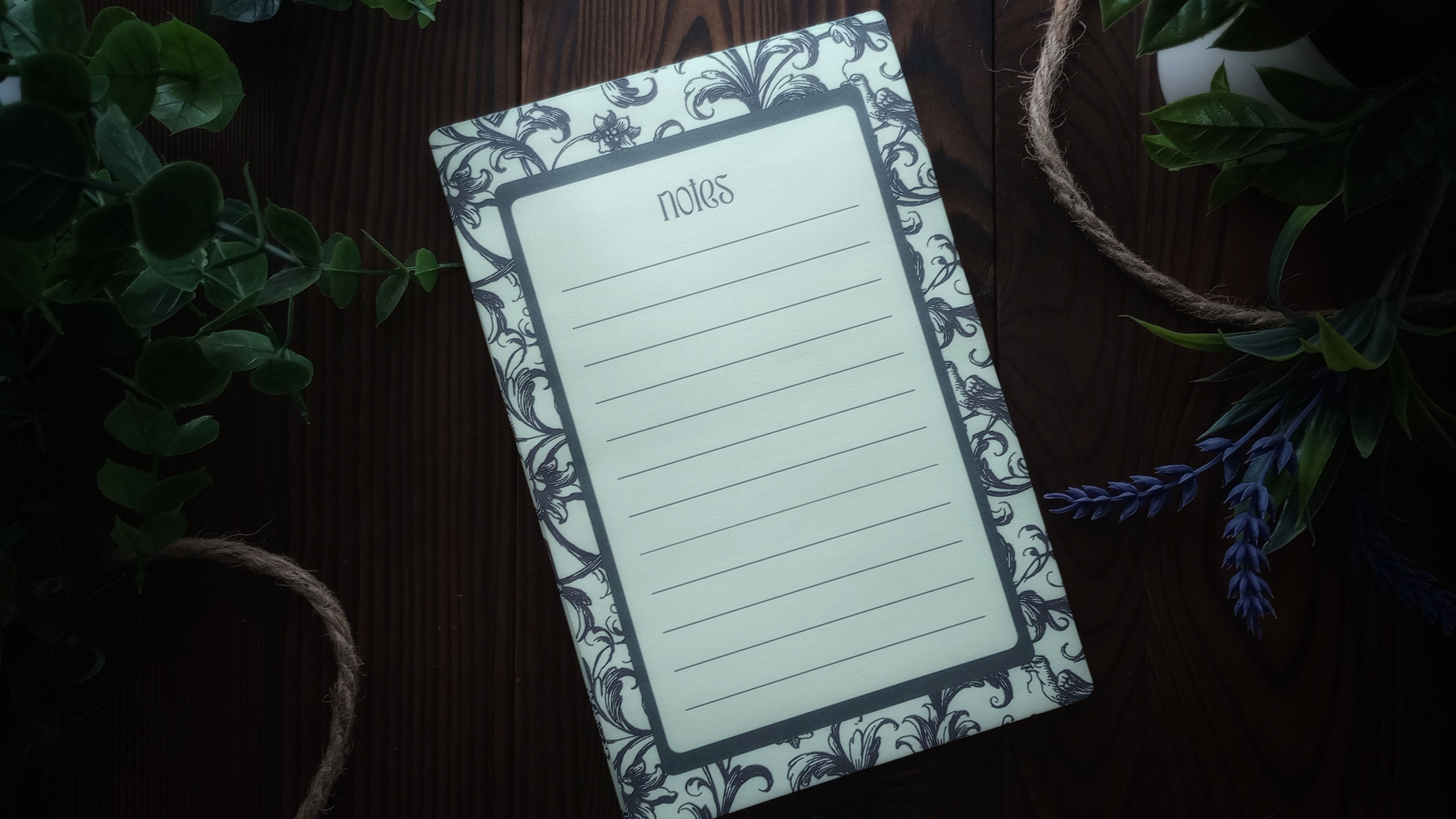 "Emerald Ivy" Notepad