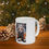 Thumbnail: White Haired Calico Cat Fae Blk-kitty-Today Perfect Mood Cat-Ceramic Mug 11oz