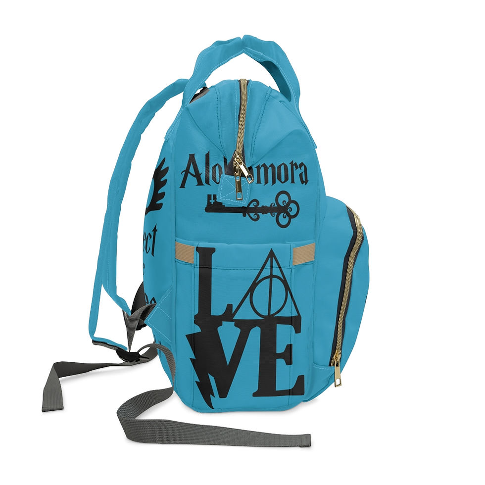 Thumbnail:  Adorable Blue Ravenclaw Baby Harry Potter Multifunctional Diaper Backpack
