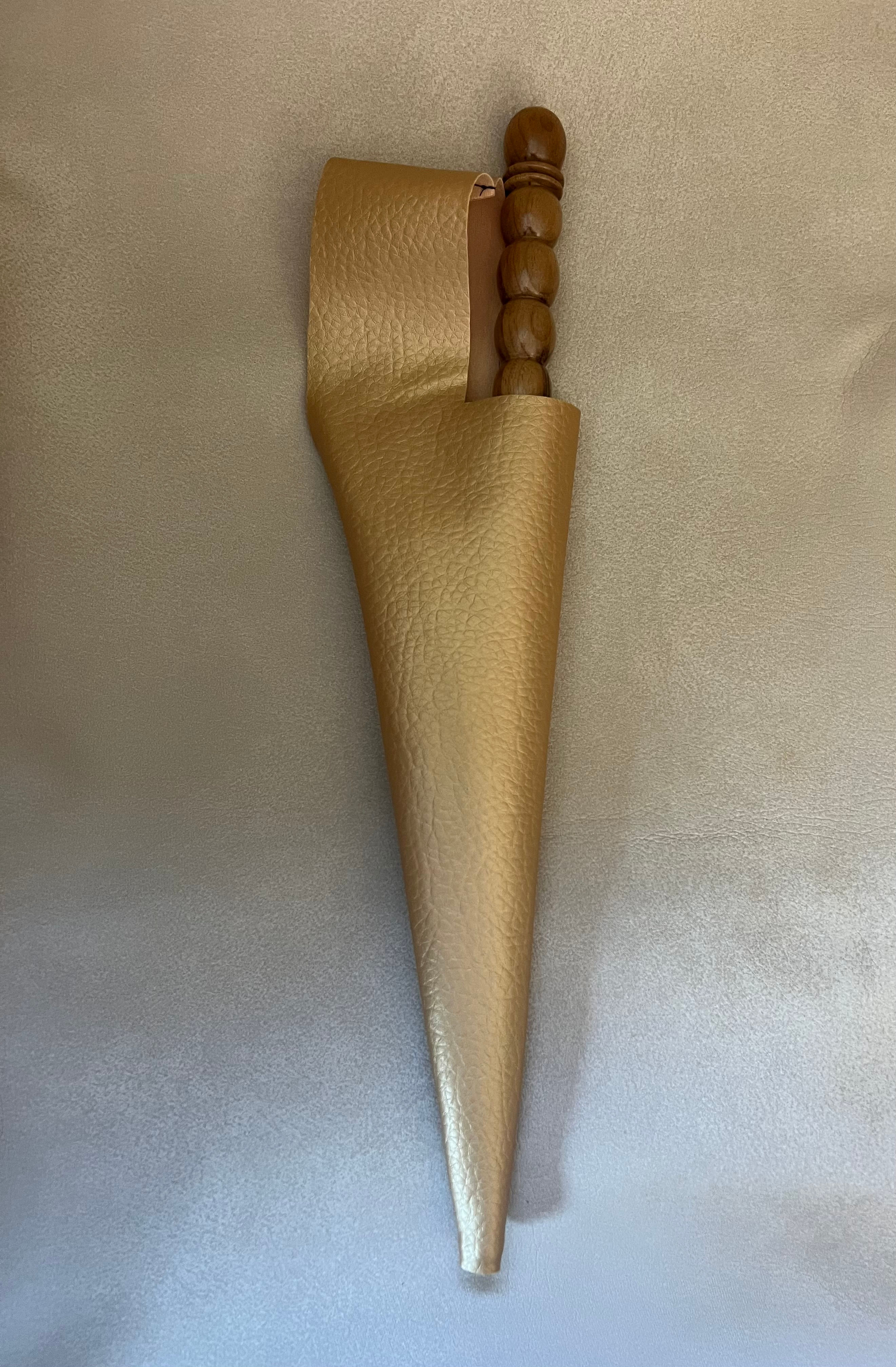 Gold Lightweight Vegan Leather Wand Holster