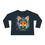 Thumbnail: Kitsune Fox-Green n Gold Hoodie Starry Night Sky-Toddler Long Sleeve Tee